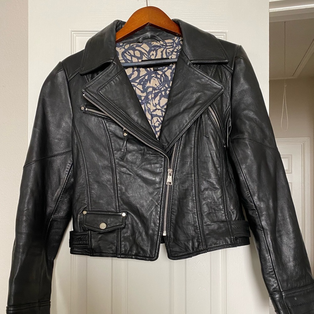 Steve Madden Leather Moto Jacket